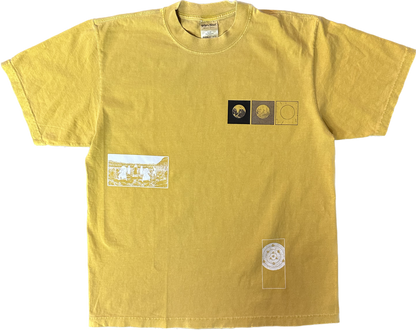 [Shaka Wear Garment Dye] Tsukuyomi Tee v.4 -Mustard