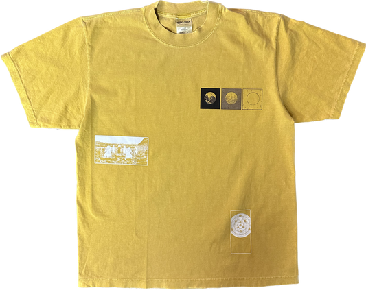 [Shaka Wear Garment Dye] Tsukuyomi Tee v.4 -Mustard